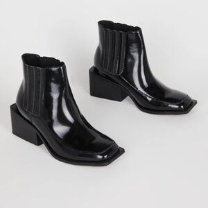 INTENTIONALLY BLANK Black Ankle Boots